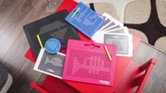 MagPad Magnetická kreslící tabulka Magpad - Medium 380 kuliček, Barva Červená