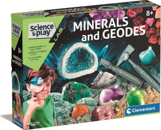 Clementoni Science&Play: Laboratoř minerálů a geod
