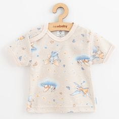 NEW BABY Kojenecké bavlněné tričko s krátkým rukávem Víla, 56 (0-3m)