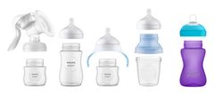 Philips Avent Savička Natural Response 3 pomalý průtok 1m+, 2 ks