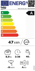 Beko pračka WUE8726XST + záruka 10 let na invertorový motor