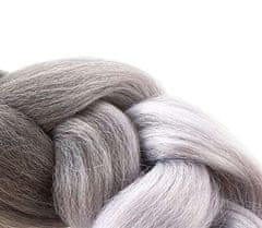 Soulima Vlasy Kanelové syntetické vlasy Ombre šedošedé ISO
