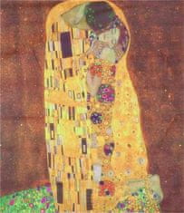 Bavlissimo Šála 180 x 70 cm Gustav Klimt Polibek