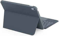 EPICO Klávesnice s pouzdrem pro Apple iPad 10,2" - qwerty/šedá, 43811101300011