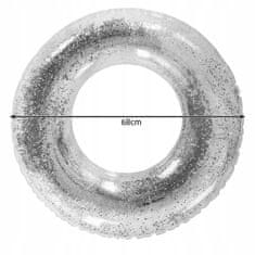 Malatec 20930 Nafukovací kruh do vody s třpytkami 68 cm