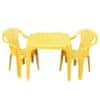 IPAE Sada 2 židličky a stoleček Progarden - žlutá