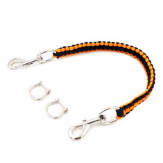 JTLine karabina se šňůrkou – foto, lanyard, oranžovo-černá