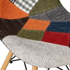 OEM Sada 4 patchworkových židlí ModernHome