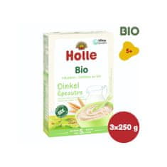 Holle Bio Špaldová mléčná kaše - 3 x 250g