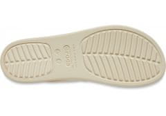 Crocs Brooklyn Strappy Low Wedge Sandals pro ženy, 41-42 EU, W10, Sandály, Pantofle, Bone, Béžová, 206751-2Y2