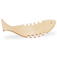 Mamabrum Dřevěná balanční deska ve tvaru ryby - balanční houpačka