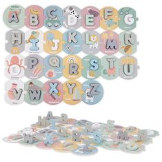 Mamabrum Dřevěné abecední puzzle - učení písmen
