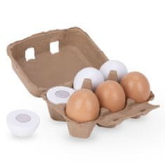 Mamabrum Dřevěná krájecí vejce s vytlačováním