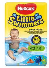 Huggies plenky Little Swimmers 3-4 (7-15 kg) 12 ks