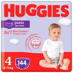 Huggies Pants 4 (9-14 kg) Jumbo 144 ks (4x36 ks) - Měsíční balení