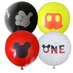 BB-Shop Sada balonků Mickey Mouse 4 kusy Narozeniny