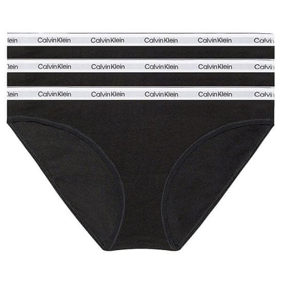 Calvin Klein 3 PACK dámské kalhotky Bikini PLUS SIZE QD5207E UB1 plus