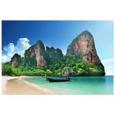 ZUTY Obrazy na stěnu - Pláž v Thajsku, 90x60 cm