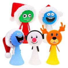 JOKOMISIADA Santův skřítek Skákací hračka pružina Santa Reindeer Snowman ZA4708