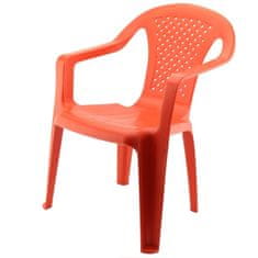 IPAE Židlička plastová dětská Progarden - červená