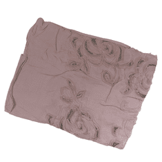 ewena Šátek s květy 180 x 70 cm 85% bavlna barva růžová