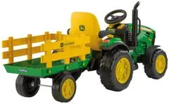 Peg Perego John Deere Ground Force traktor s vlečkou zelený