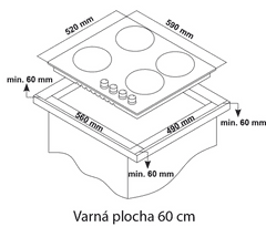 GUZZANTI plynová varná deska GZ 8205