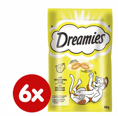 Dreamies pamlsky sýrové pro kočky 6 x 60g