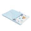 NEW BABY Dětská deka z Minky Medvídci modrá 80x102 cm