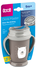 LOVI Hrníček 360 JUNIOR 250ml s úchyty BUDDY BEAR