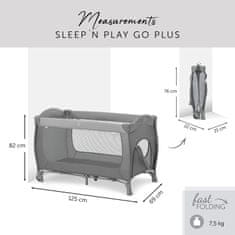 Hauck Sleep N Play Go Plus Grey