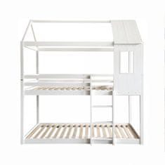 ATAN Montessori patrová postel ATRISA, 90x200 - bílá