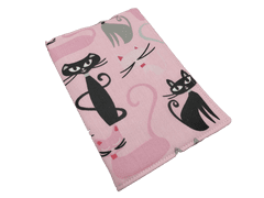 Šišipu Sada plenkovníku a obalu na očkovací průkaz Růžové kočky