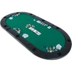 Greatstore Poker podložka skládací zelená