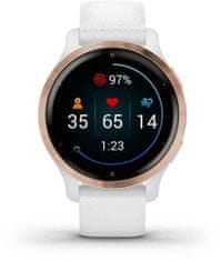 Garmin Venu 2S, Rose Gold/White