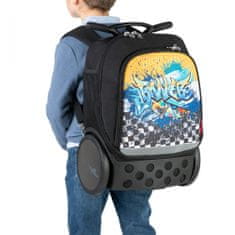 Nikidom Školní a cestovní batoh na kolečkách Roller UP Aquarella (19 l)