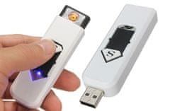 CoolCeny Elektronický USB zapalovač - Bílá