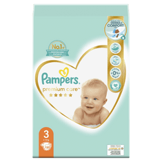 Pampers Pleny Premium Care, Velikost 3, Plenka 120x, 6kg-10kg