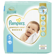 Pampers Premium Care Plenky, Velikost 5, 30 ks, 11kg-16kg