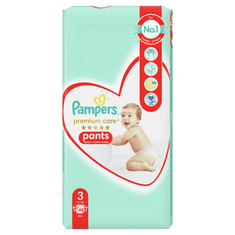 Pampers Plenkové kalhotky Premium Care Pants 3 (6-11 kg) Midi 48 ks