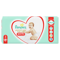 Pampers Plenkové kalhotky Premium Care Pants 3 (6-11 kg) Midi 48 ks