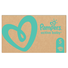 Pampers Pleny Active Baby 5 Junior (11-16 kg) Měsíční balení - 150 ks