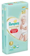 Pampers Premium Care Pants Vel.5, 52 Plenkových Kalhotek