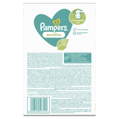 Pampers Sensitive Plastic Free 24 x 52ks