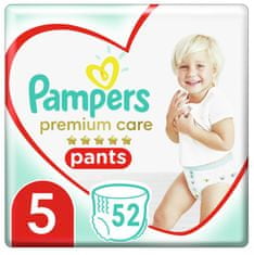 Pampers Premium Care Pants Vel.5, 52 Plenkových Kalhotek