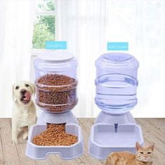 Automatický dávkovač jídla a pití pro psy a kočky DUO