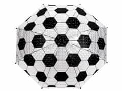 Kraftika 1ks černá fotbalový míč dětský vystřelovací deštník s