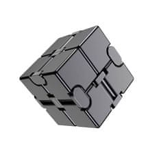 Infinity Infinity Cube Antistresová kostka kovová - černá