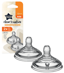 Tommee Tippee Náhradní savičky C2N rychlý průtok 6+, 2ks