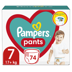 Pampers Plenkové Kalhotky Pants Velikost 7, 74 ks, 17kg+